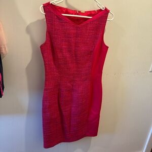 Elie Tahari fuchsia mini dress